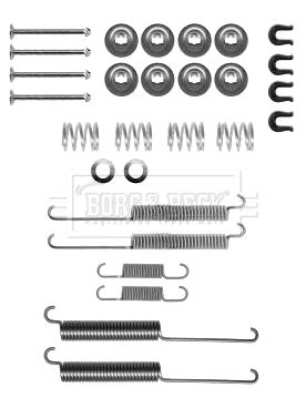 BORG & BECK Tarvikesarja, seisontajarru BBK6254